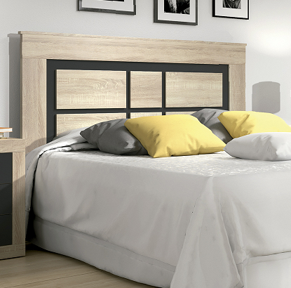 Cabecero con patas Lara Cambrian-Grafito