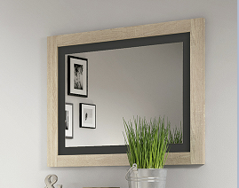 Marco espejo Cambrian-Grafito