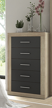 Sinfonier 5 cajones Cambrian-Grafito